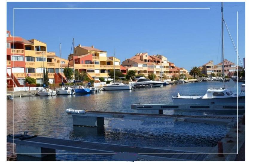 Marina Les Pieds Dans L Eau Lägenhet Le Barcarès Exteriör bild