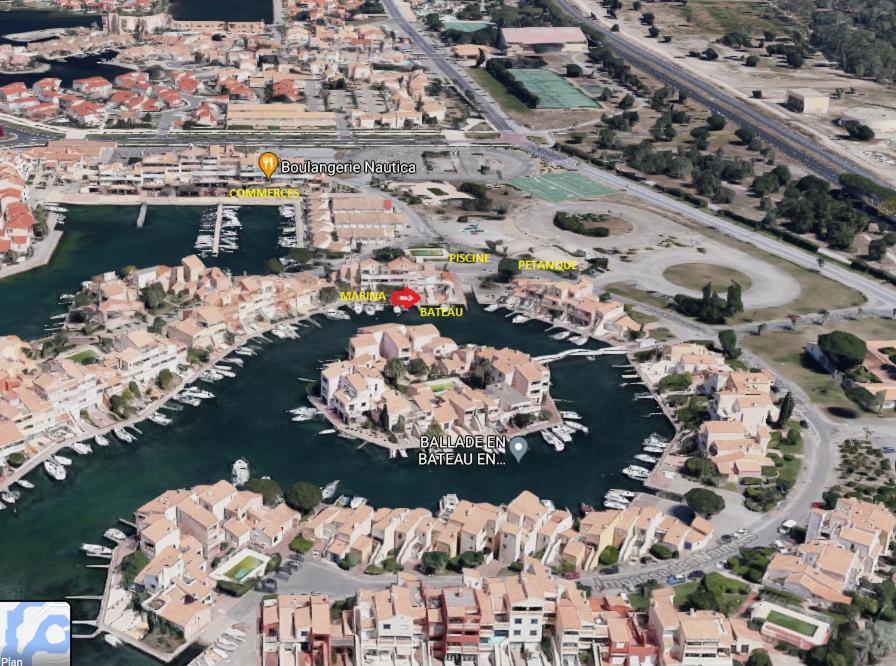 Marina Les Pieds Dans L Eau Lägenhet Le Barcarès Exteriör bild